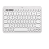 Logitech Pebble Keys 2 K380s Multi-Device Wireless Bluetooth Keyboard Tonal White 920-011754